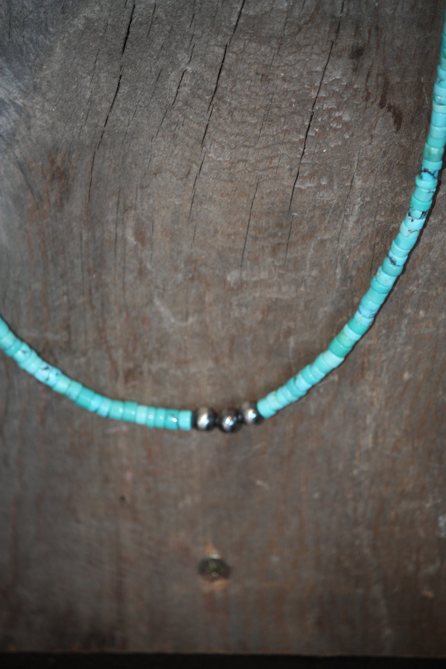 Turquoise and Navajo Perl Necklace
