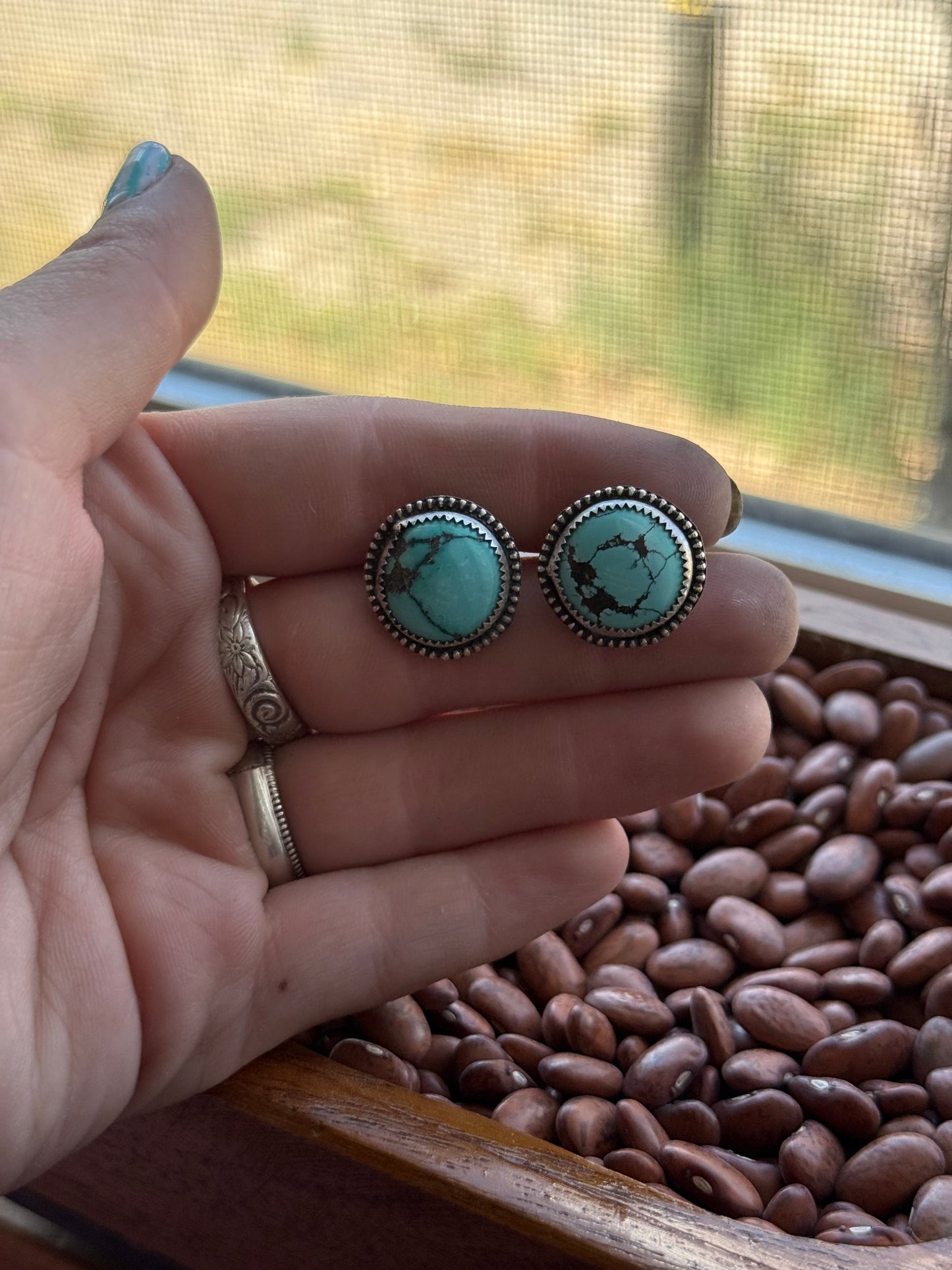 Turquoise Stud Earrings