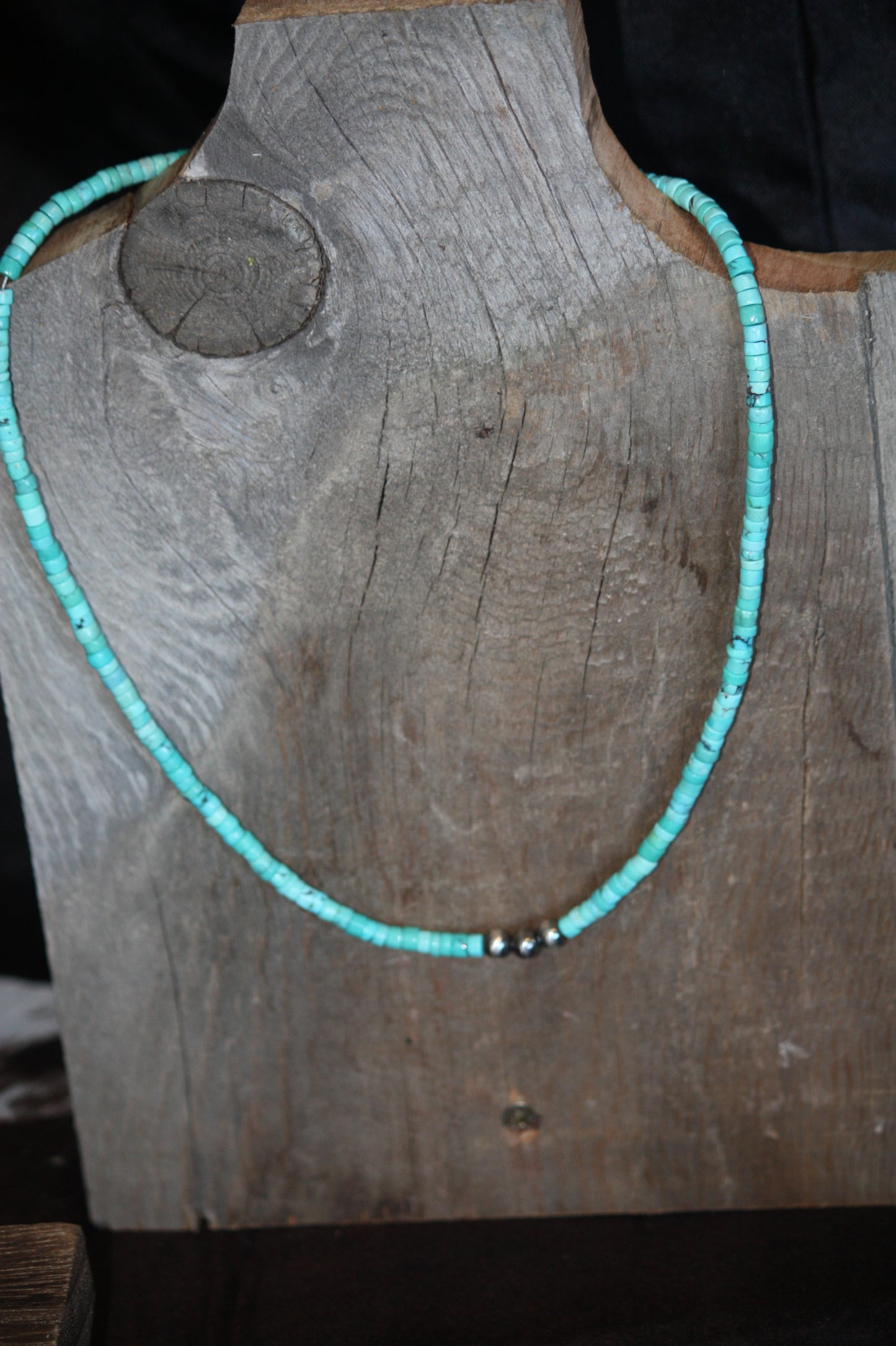 Turquoise and Navajo Perl Necklace